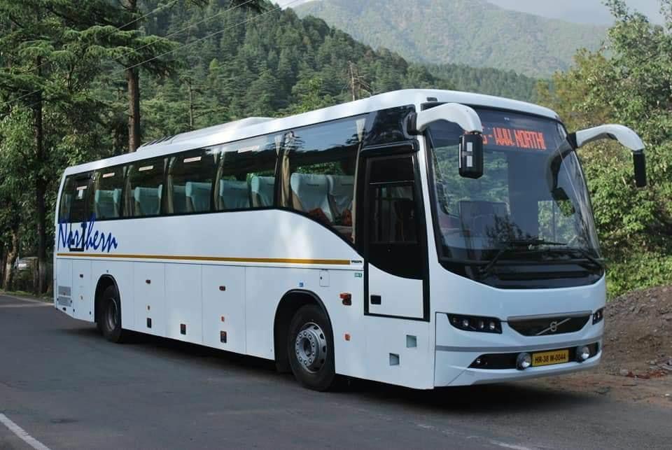 Bus types for hire in India