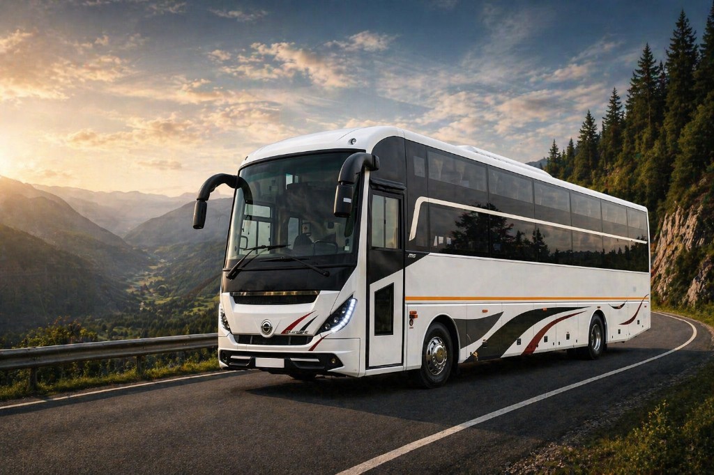 Volvo coach ready for hill routes